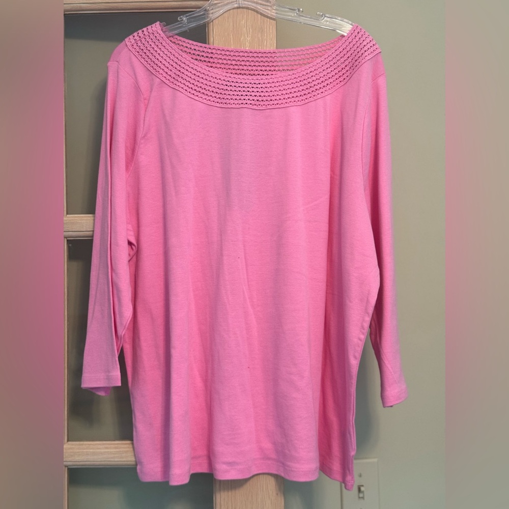 Lauren Ralph Lauren Pink Knit Top